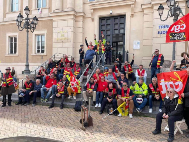 Cheminotes CGT devant le tribunal