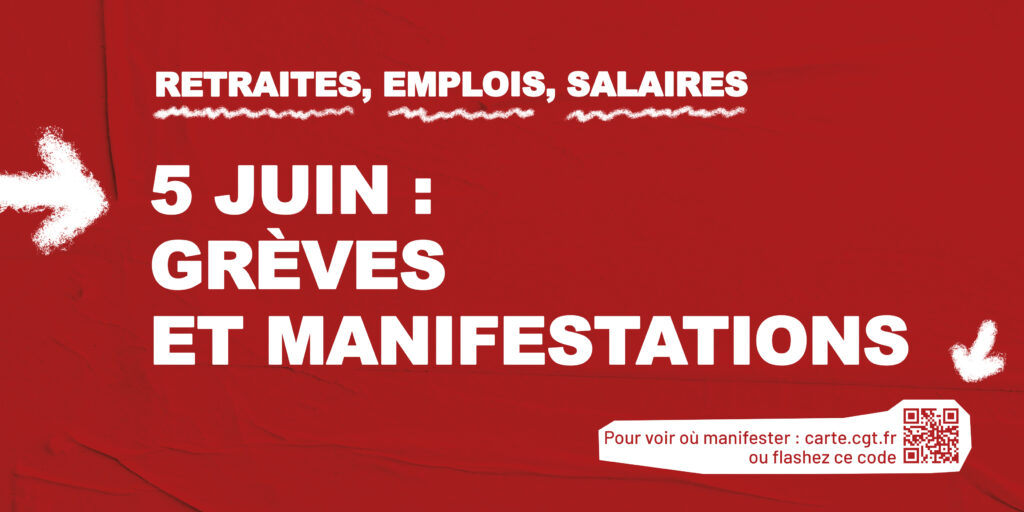 5 juin : Manifestation 14h30 place de la gare Dunkerque